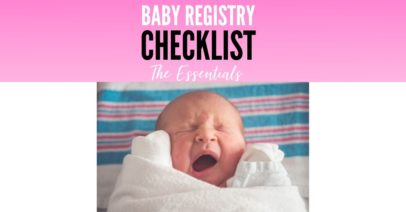 baby registry checklist